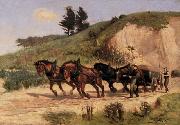 William Cruikshank Sand Wagon. Sweden oil painting artist